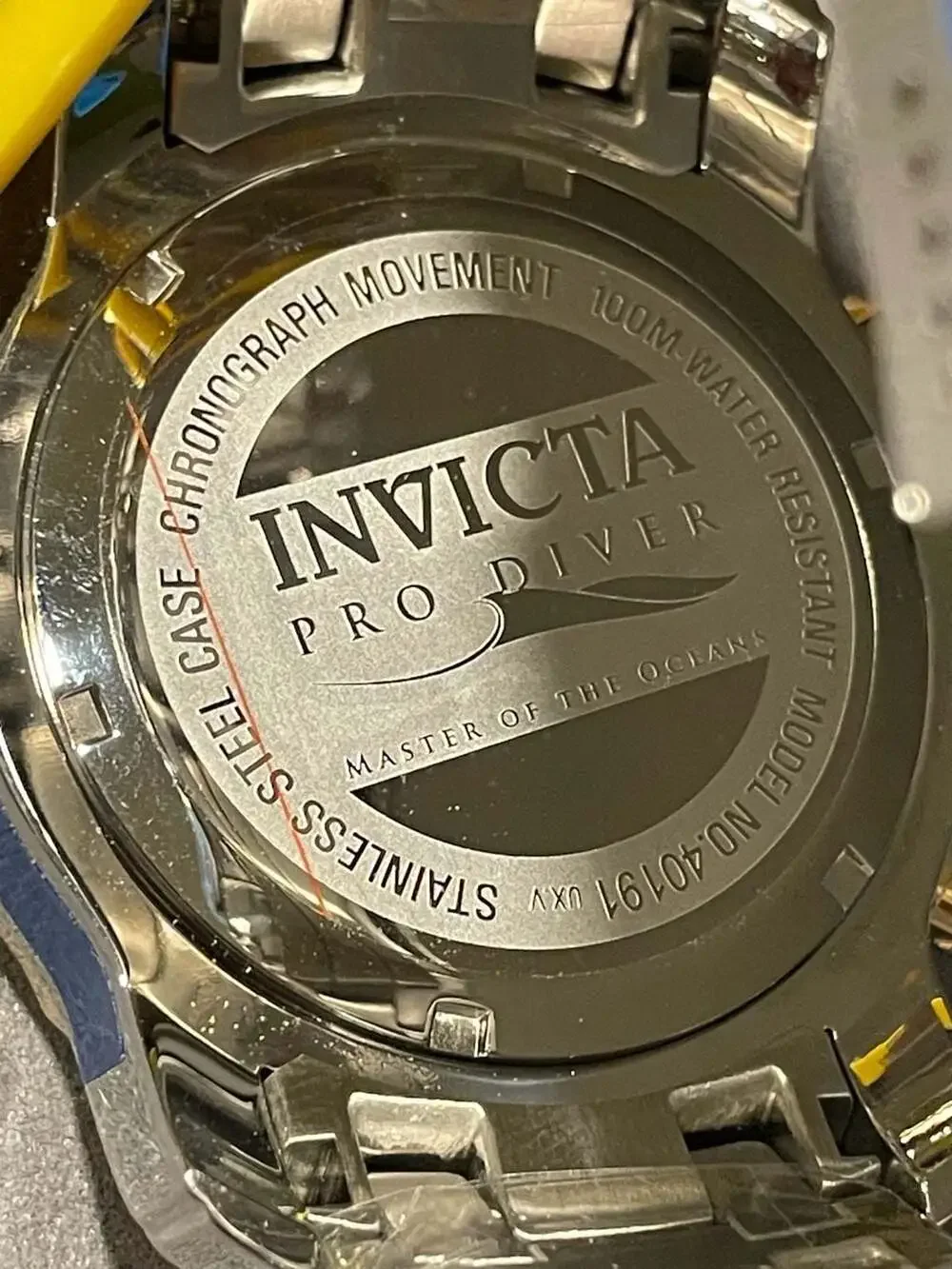 Invicta Pro Diver SCUBA Men’s Watch 48mm Steel Gold Green 40191
